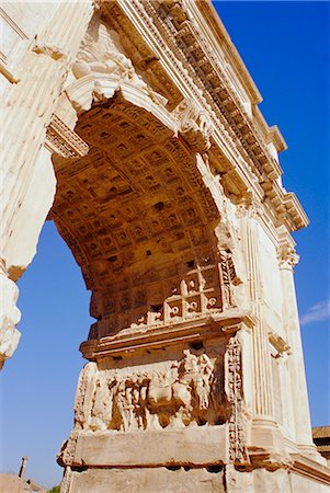 simsearch:841-02901482,k - Arch of Titus, Forum, Rome, Lazio, Italy, Europe Foto de stock - Con derechos protegidos, Código: 841-02703555