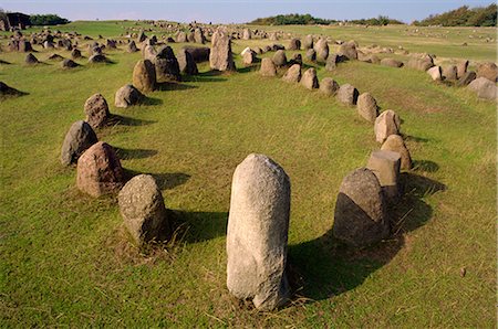 Lindholm Hoje Viking grave, near Alborg, Denmark, Scandinavia, Europe Foto de stock - Con derechos protegidos, Código: 841-02703606