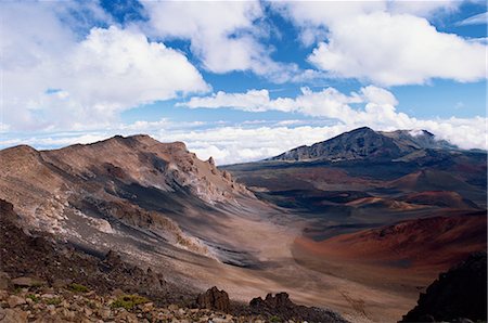 Le cratère Haleakala sur l'île de Maui, Hawaii, États-Unis d'Amérique, l'Amérique du Nord Photographie de stock - Rights-Managed, Code: 841-02703602