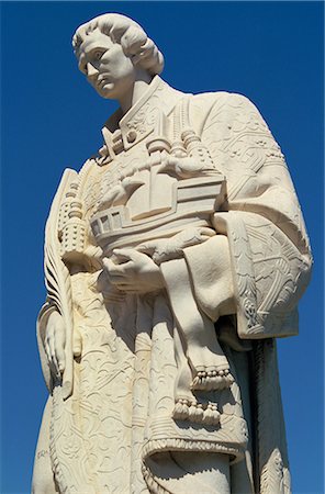 sao vicente statue - Statue of Sao Vicente in Lisbon, Portugal, Europe Stock Photo - Rights-Managed, Code: 841-02703667