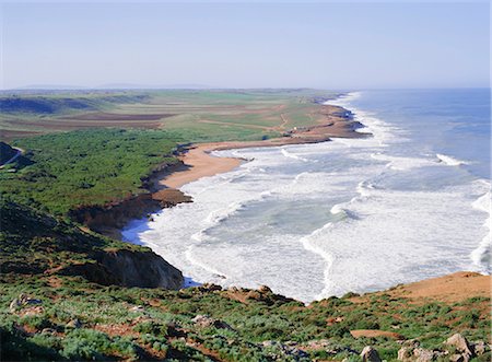 Atlantic coastline and beach south of Safi, Morocco, North Africa, Africa Stock Photo - Rights-Managed, Code: 841-02703791