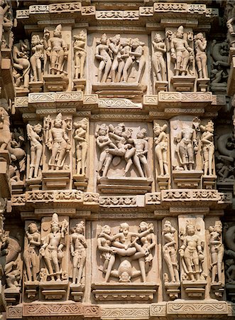 simsearch:841-02900311,k - Côté ouest de Kandariya Mahadev temple, groupe des pays occidentaux, Khajuraho, Madhya Pradesh État, Inde, Asie Photographie de stock - Rights-Managed, Code: 841-02703827