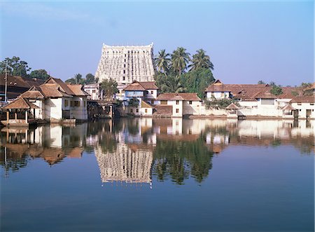 Sri Padmanabhasvami Temple, Thiruvananthapuram (Trivandrum), Kerala state, India, Asia Stock Photo - Rights-Managed, Code: 841-02703870