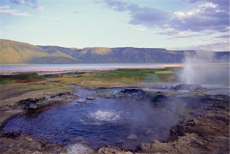 Hot springs, le lac Bogoria, Kenya, Afrique de l'est, Afrique Photographie de stock - Rights-Managed, Code: 841-02703894