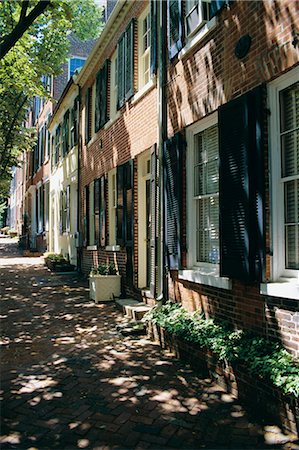 Captain's Row, Alexandria, Virginia, United States of America, North America Foto de stock - Con derechos protegidos, Código: 841-02703930