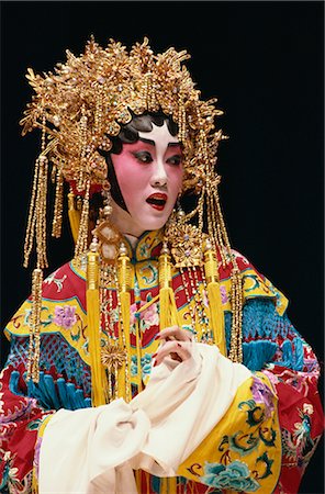 Chinese stage opera, Cheung Chau Island, Hong Kong, China, Asia Foto de stock - Con derechos protegidos, Código: 841-02703969