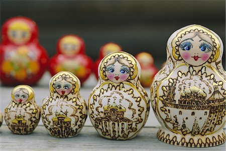 russian dolls - Russian dolls, Siberia, Russia Stock Photo - Rights-Managed, Code: 841-02714274