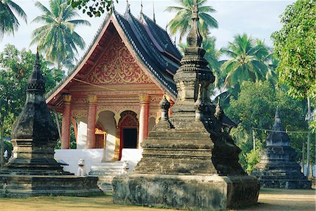 Wat Aham, Luang Prabang, Laos, Asia Stock Photo - Rights-Managed, Code: 841-02714282