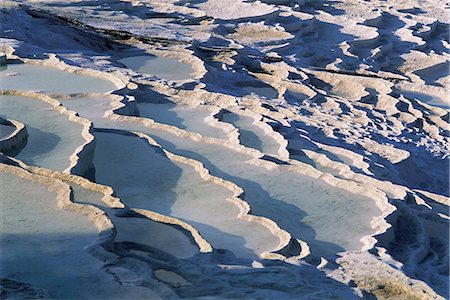 denizli - Terraces at Pamukkale, Hierapolis-Pamukkale, UNESCO World Heritage Site, Denizli Province, Anatolia, Turkey, Asia Minor, Asia Foto de stock - Con derechos protegidos, Código: 841-02714559