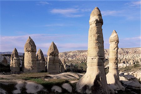 rock chimney - Valley of Goreme, central Cappadocia, Anatolia, Turkey, Asia Minor, Asia Stock Photo - Rights-Managed, Code: 841-02714568