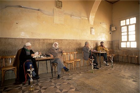 Tea house in the old city, Damascus, Syria, Middle East Fotografie stock - Rights-Managed, Codice: 841-02714591