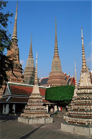 Wat Po, Bangkok, Thailand, Southeast Asia, Asia Foto de stock - Con derechos protegidos, Código: 841-02714628