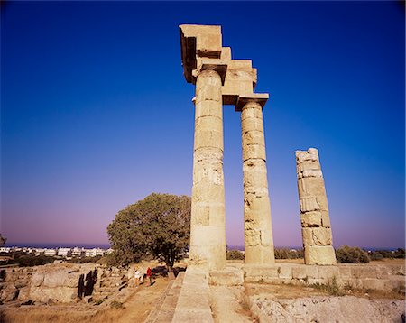 Acropolis of Rhodes, Rhodes City, island of Rhodes, Dodecanese, Greek Islands, Greece, Europe Foto de stock - Con derechos protegidos, Código: 841-02714772