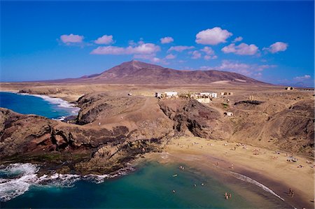 simsearch:841-02714460,k - Papagayo beach and coastline, Lanzarote, Canary Islands, Spain, Atlantic Ocean, Europe Fotografie stock - Rights-Managed, Codice: 841-02714786