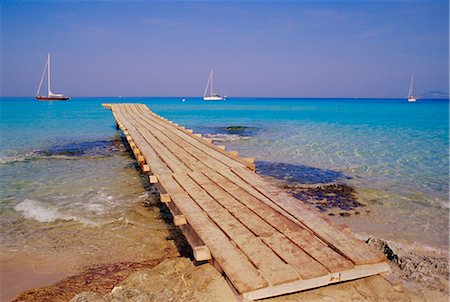 simsearch:862-03889759,k - Blaya de ses Illetes, plage, Formentera, îles Baléares, Espagne Photographie de stock - Rights-Managed, Code: 841-02714993