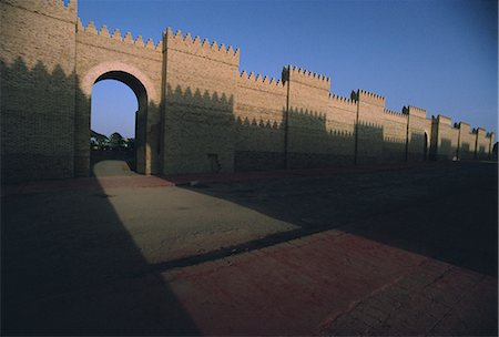 Processional way, archaeological site of Babylon, Iraq, Middle East Stock Photo - Rights-Managed, Code: 841-02715193