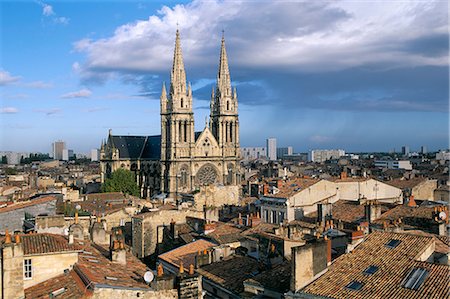 simsearch:841-02915098,k - Vue sur les toits du Quartier des Chartrons, ville de Bordeaux, Gironde, Aquitaine, France, Europe Photographie de stock - Rights-Managed, Code: 841-02715271