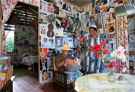 Traditional Creole house, island of Mahe, Seychelles, Indian Ocean, Africa Stock Photo - Rights-Managed, Code: 841-02715387