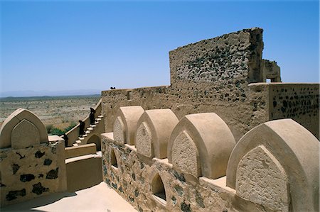 Jabrin castle, Nizwa region, Sultanate of Oman, Middle East Foto de stock - Direito Controlado, Número: 841-02715416