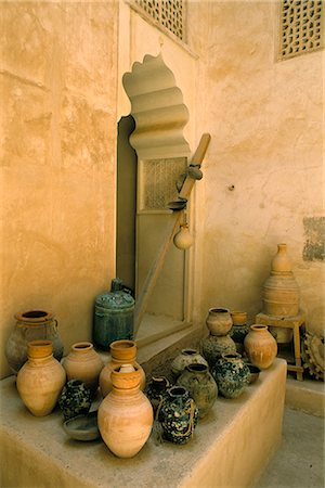 Jabrin castle, Nizwa region, Sultanate of Oman, Middle East Foto de stock - Direito Controlado, Número: 841-02715428
