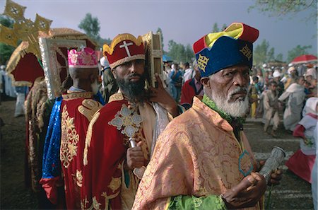 simsearch:6126-09268186,k - Portrait des hommes en procession pendant la fête chrétienne des Rameaux, Axoum (Axoum), région du Tigré, en Ethiopie, Afrique Photographie de stock - Rights-Managed, Code: 841-02715447