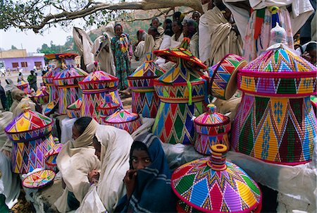 Basket-work market, Axoum (Axum) (Aksum), Tigre region, Ethiopia, Africa Stock Photo - Rights-Managed, Code: 841-02715469