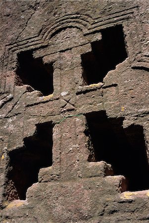 simsearch:841-03034170,k - Close-up of cross on Christian Bieta Danaghel, Vierges Martyres, town of Lalibela, Wollo region, Ethiopia, Africa Foto de stock - Con derechos protegidos, Código: 841-02715470