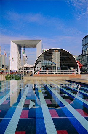 La Defense, Paris, France Photographie de stock - Rights-Managed, Code: 841-02715575