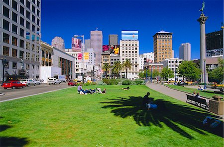 Union Square, San Francisco, California, United States of America Stock Photo - Rights-Managed, Code: 841-02715677