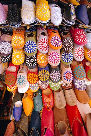 Yellow shoes, Morocco Foto de stock - Con derechos protegidos, Código: 841-02715700