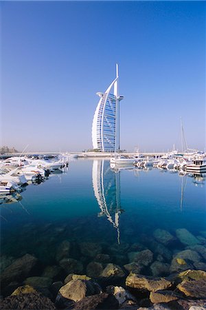 dubai resorts - Burj Al Arab Hotel, Dubai, United Arab Emirates, Middle East Stock Photo - Rights-Managed, Code: 841-02715865