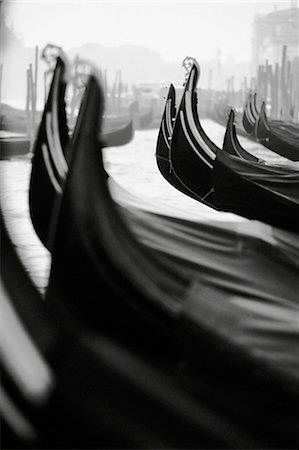 Gondolas, Venice, Veneto, Italy, Europe Stock Photo - Rights-Managed, Code: 841-02715948