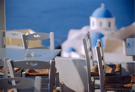 Bar, Thira (Fira), Santorini, Cyclades Islands, Greece, Europe Stock Photo - Rights-Managed, Code: 841-02715941