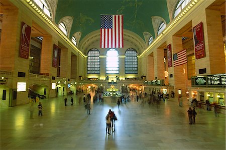 Interior of Grand Central Station, New York City, New York, United States of America, North America Stock Photo - Rights-Managed, Code: 841-02716166