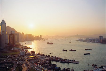 simsearch:841-02715791,k - Hong Kong Harbour Foto de stock - Con derechos protegidos, Código: 841-02716716