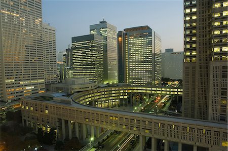 shinjuku skyline - Nightime skyscrapers and city buildings, Shinjuku, Tokyo, Japan, Asia Stock Photo - Rights-Managed, Code: 841-02716827