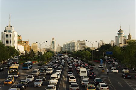 embouteillage - Bâtiments du centre-ville Fuchengmen zone, Beijing, Chine, Asie Photographie de stock - Rights-Managed, Code: 841-02716884
