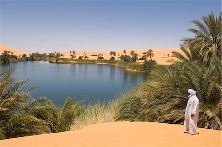 Oum El Ma lake, Erg Awbari, désert du Sahara, Fezzan (Libye), l'Afrique du Nord, Afrique Photographie de stock - Rights-Managed, Code: 841-02717366