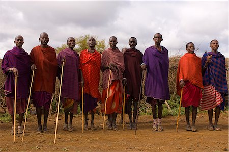 Masai, Parc National d'Amboseli, Kenya, Afrique de l'est, Afrique Photographie de stock - Rights-Managed, Code: 841-02717397