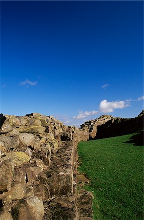 Wallcrags, Roman wall, Hadrian's Wall, UNESCO World Heritage Site, Northumberland (Northumbria), England, United Kingdom, Europe Stock Photo - Rights-Managed, Code: 841-02717913