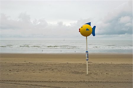 sculpture belgium - Fish out of water, a wet day on Blankenberge beach, Belgium, Europe Stock Photo - Rights-Managed, Code: 841-02717982