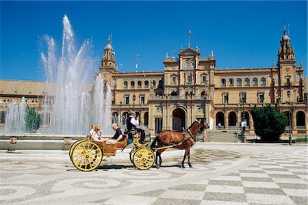 simsearch:841-02709256,k - The Plaza de Espana, Seville, Andalucia (Andalusia), Spain, Europe Stock Photo - Rights-Managed, Code: 841-02717992