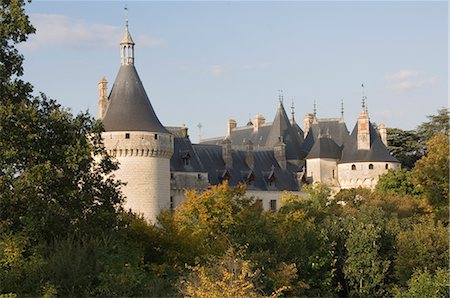 Chateau de Chaumont, Loir-et-Cher, Loire Valley, France, Europe Foto de stock - Con derechos protegidos, Código: 841-02718050