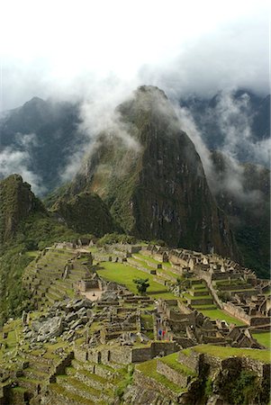 Machu Picchu, UNESCO World Heritage Site, Peru, South America Foto de stock - Con derechos protegidos, Código: 841-02718584