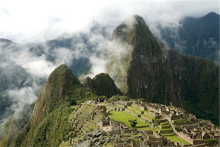 Machu Picchu, UNESCO World Heritage Site, Peru, South America Foto de stock - Con derechos protegidos, Código: 841-02718582