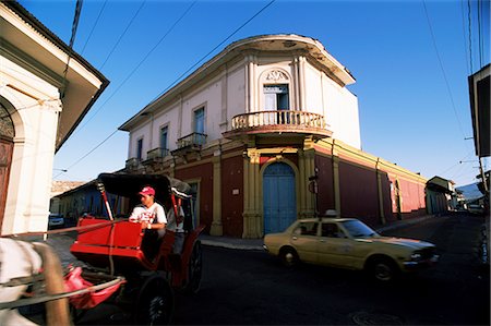 Scène de rue, Grenade, Nicaragua, l'Amérique centrale Photographie de stock - Rights-Managed, Code: 841-02718640