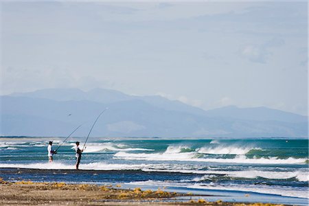 simsearch:841-02915204,k - Fishing from the shore, Manawatu, west coast of the North Island, New Zealand, Pacific Foto de stock - Con derechos protegidos, Código: 841-02718713