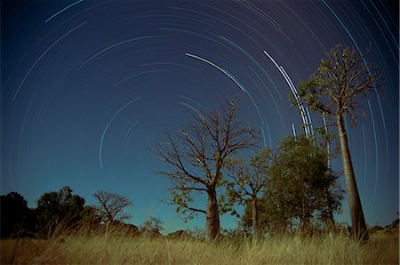 Traînées d'étoiles, Kimberley, Australie-occidentale, Australie et Pacifique Photographie de stock - Rights-Managed, Code: 841-02719079