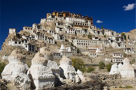 (Tiksay) de Tikse gompa (monastère), Tikse (Tiksay), Ladakh, Himalaya indien, Inde, Asie Photographie de stock - Rights-Managed, Code: 841-02719342