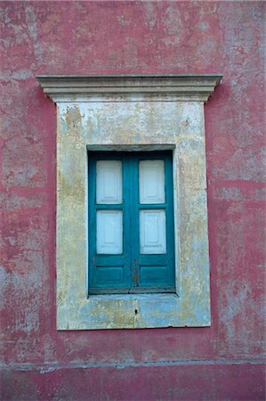 Window detail, Stromboli Island, Eolie Islands (Aeolian Islands) (Lipari Islands), Italy, Europe Foto de stock - Direito Controlado, Número: 841-02719539